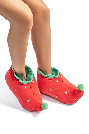  Festival Unisex Hayvanlı Panduf Kırmızı 36/43