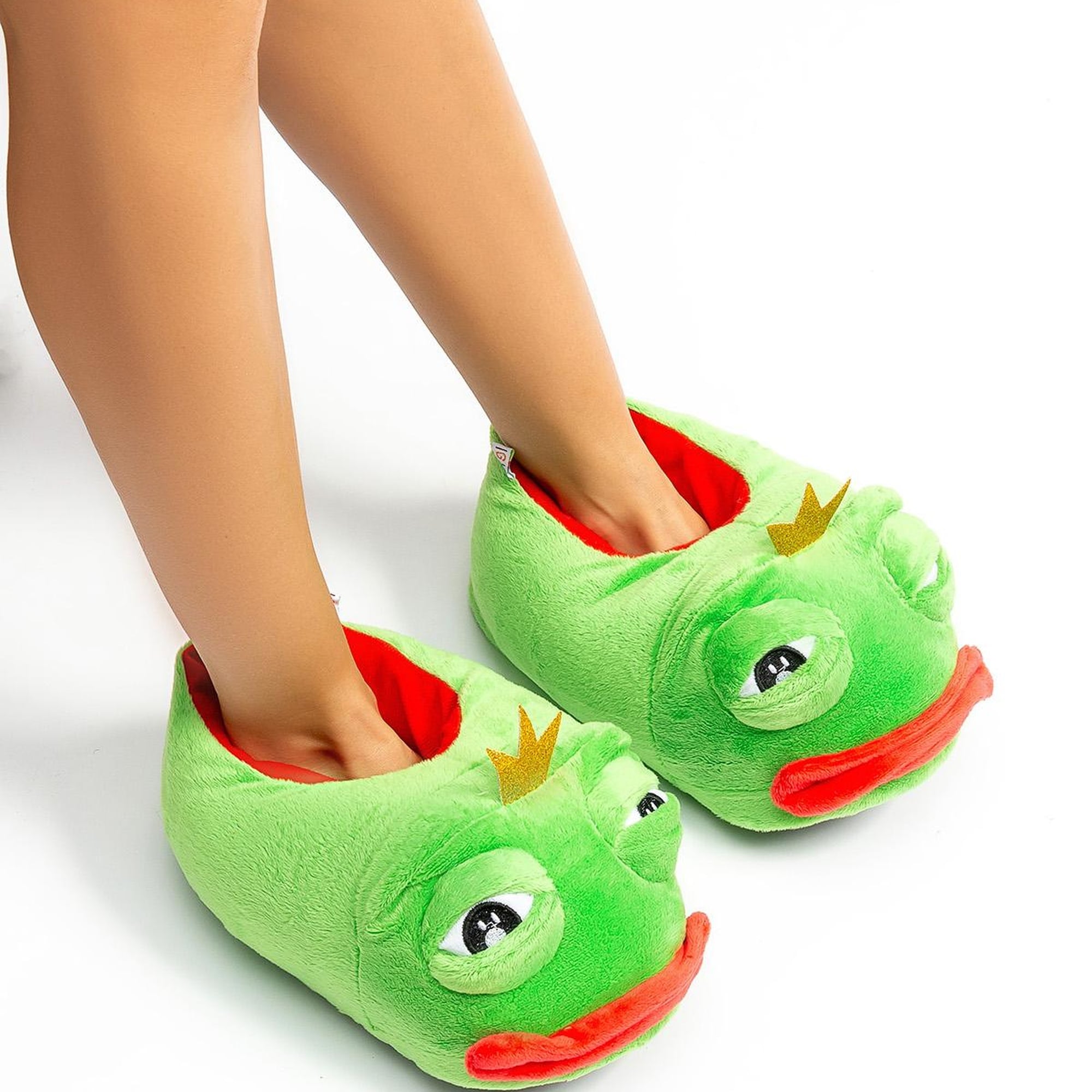 Frog Unisex Hayvanlı Panduf Yeşil 36/41