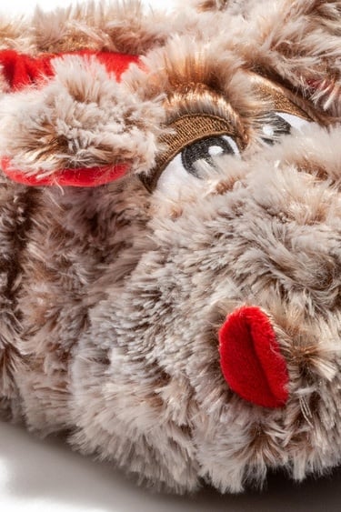  Carmen Unisex Hayvanlı Panduf Gri 36/43