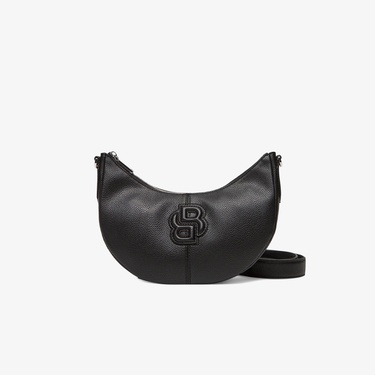  Boss Anett Halfmoon Kadın Siyah Çapraz Çanta