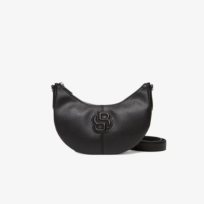  Boss Anett Halfmoon Kadın Siyah Çapraz Çanta