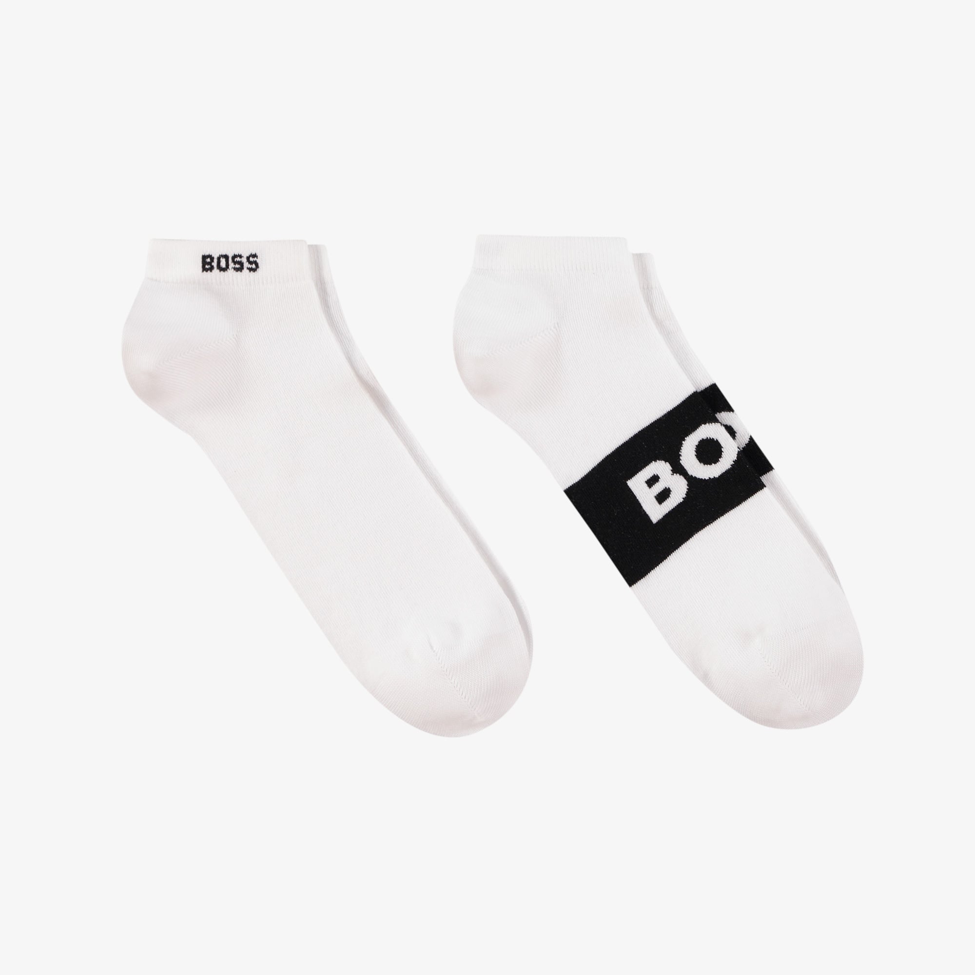 Boss Logo Erkek Beyaz Çorap