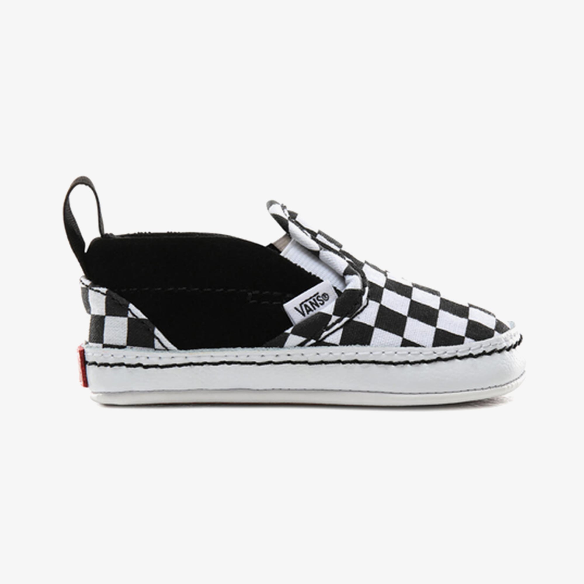  Vans Checker Slip On Bebek Siyah Sneaker
