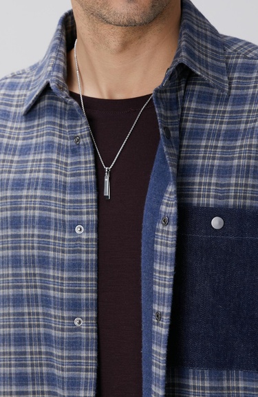  Network Erkek Silver Kolye