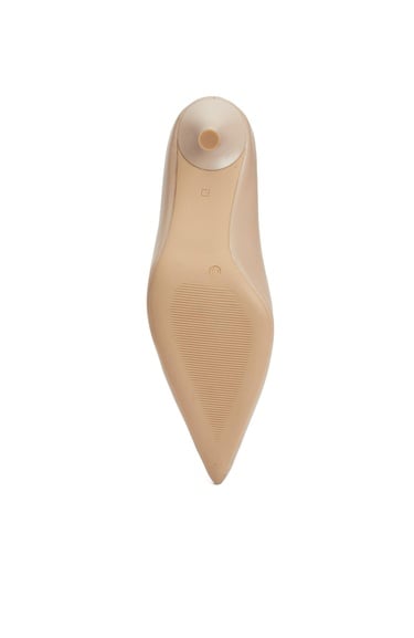  George Hogg Kadın Nude Deri Topuklu Ayakkabı