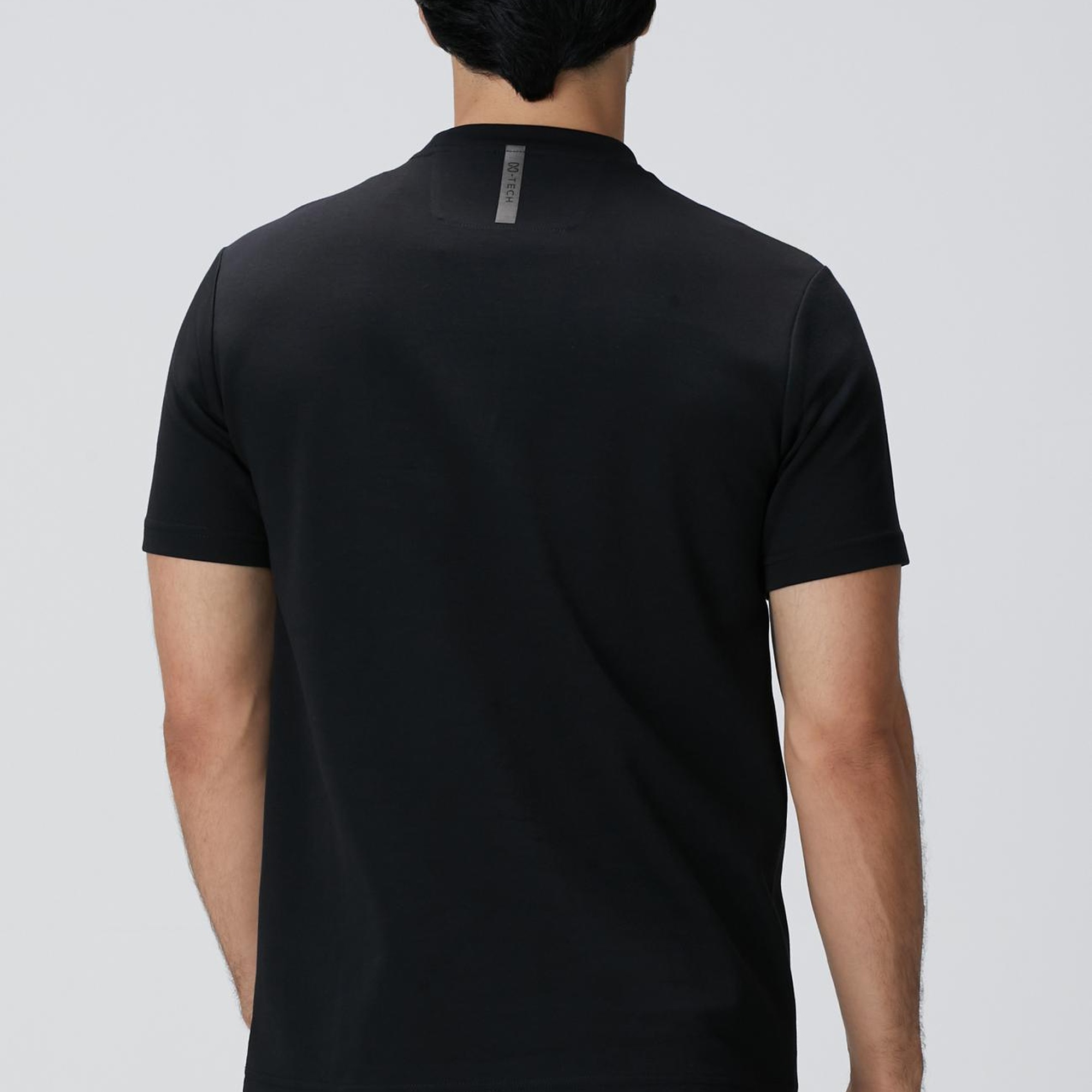 Network Erkek Siyah N-Tech Fermuar Cep Detaylı T-shirt