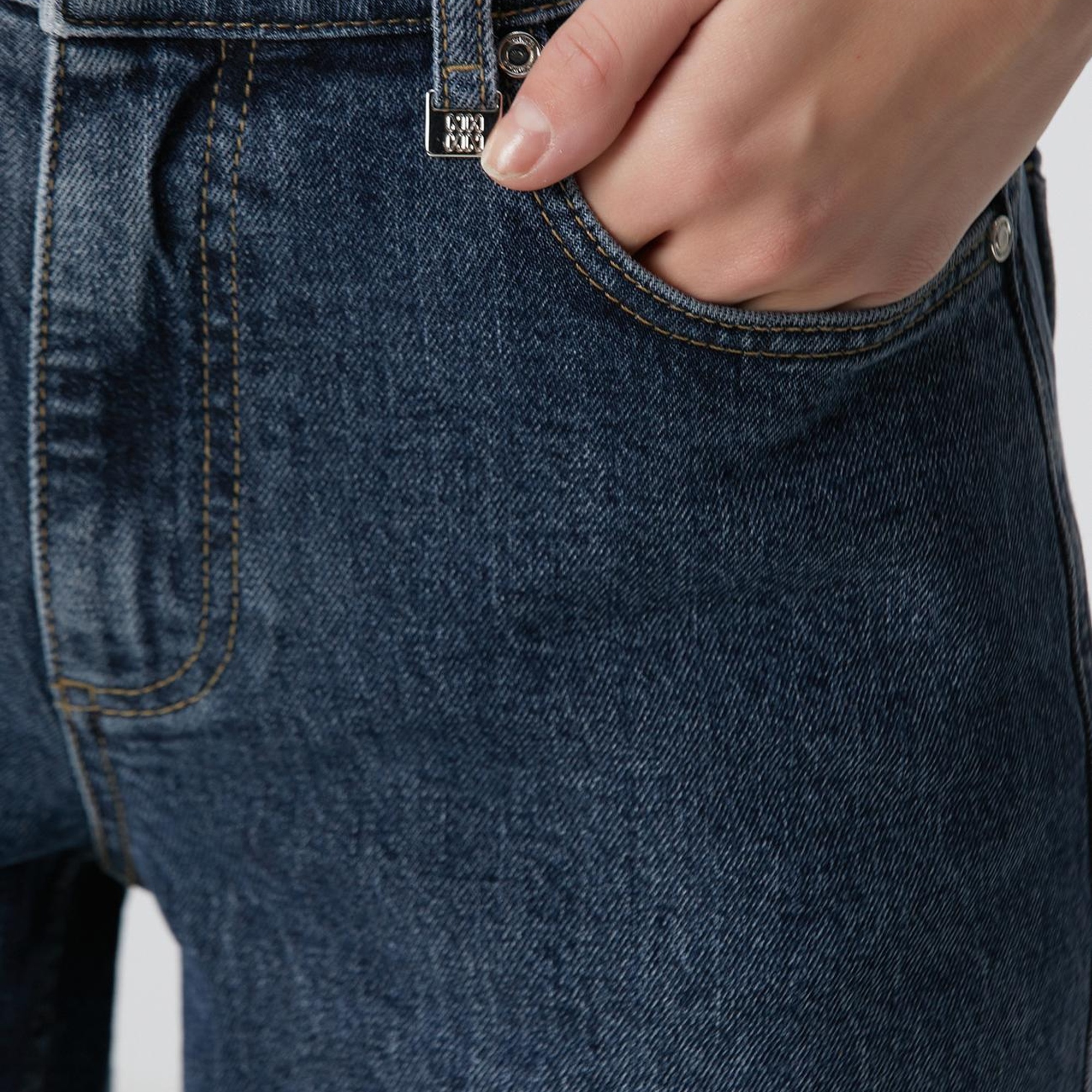 Network Kadın İndigo Straight Kalıp Denim Pantolon