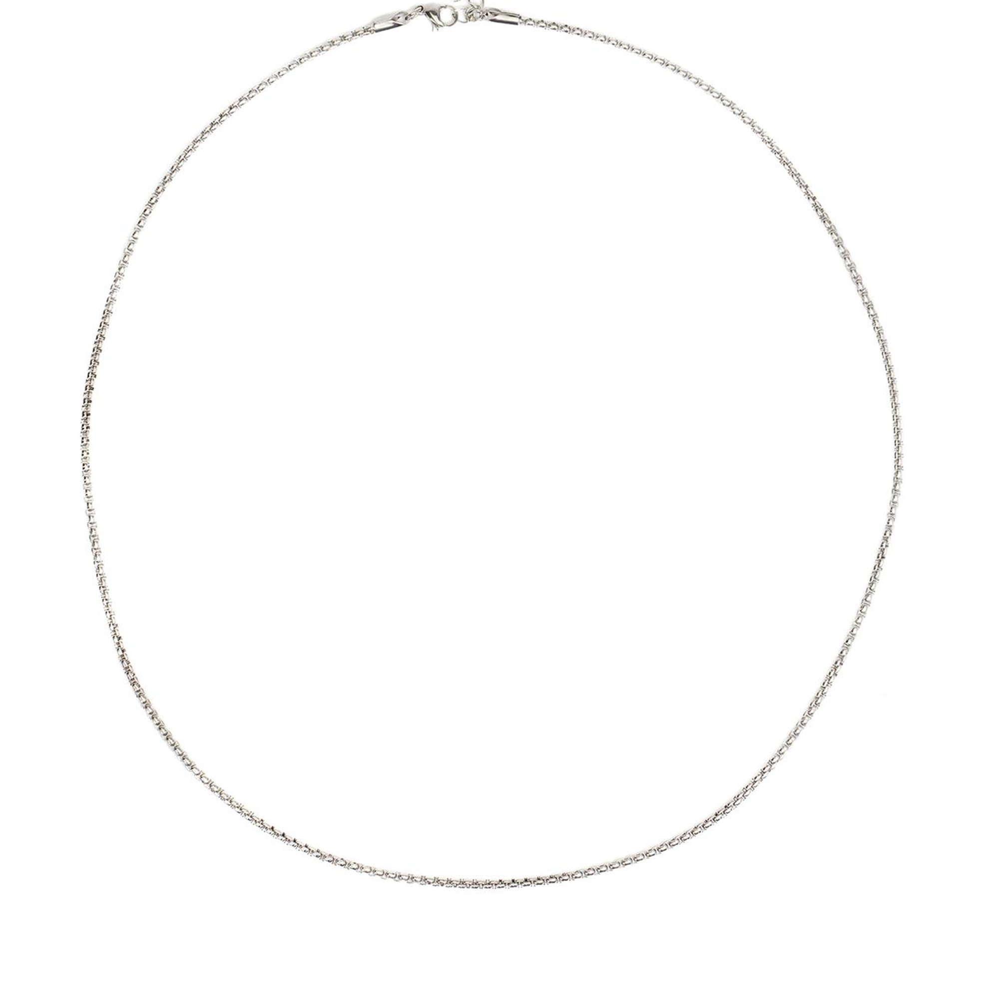 Network Erkek Silver Zincir Kolye