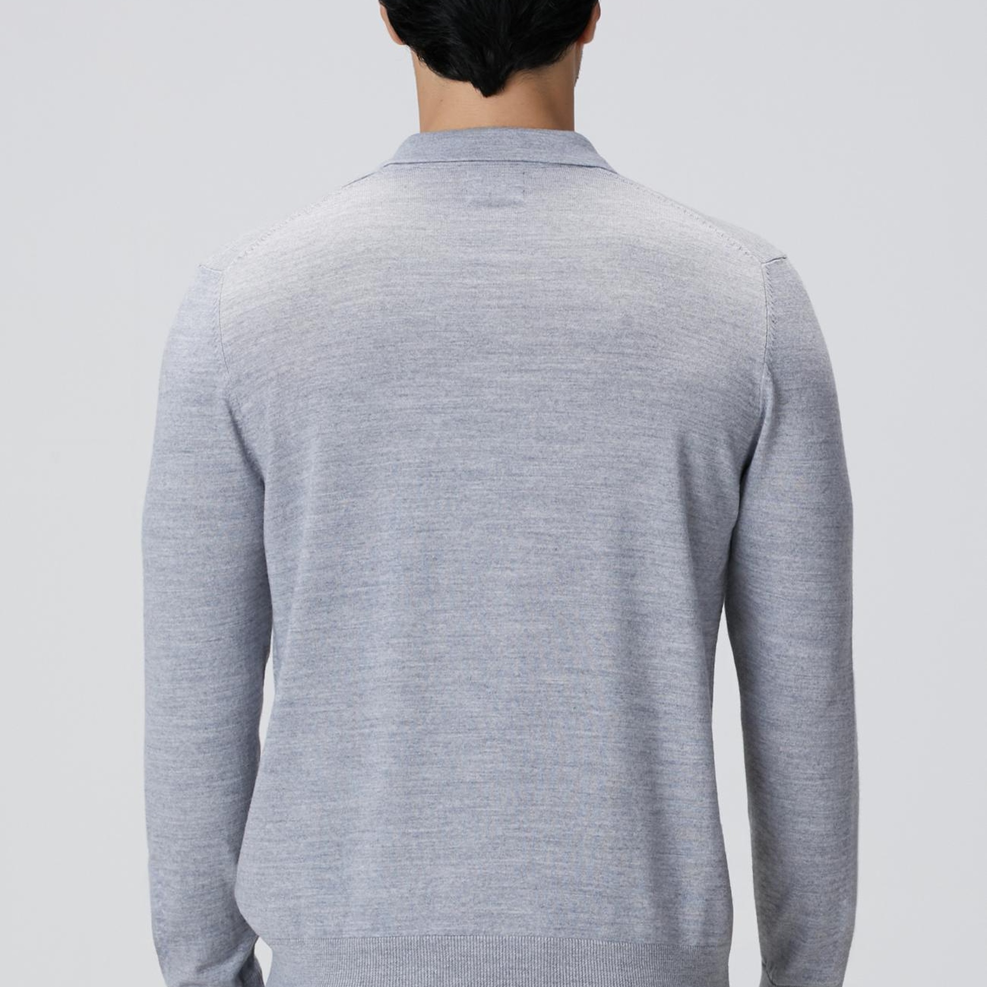 Network Erkek Gri Melanj Yün Karışımlı Triko Kazak