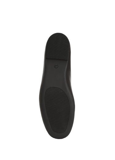  Beymen Club Kadın Siyah Deri Babet