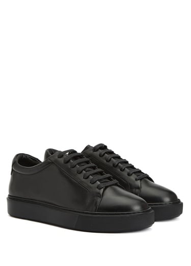  Beymen Club Erkek Siyah Deri Sneaker