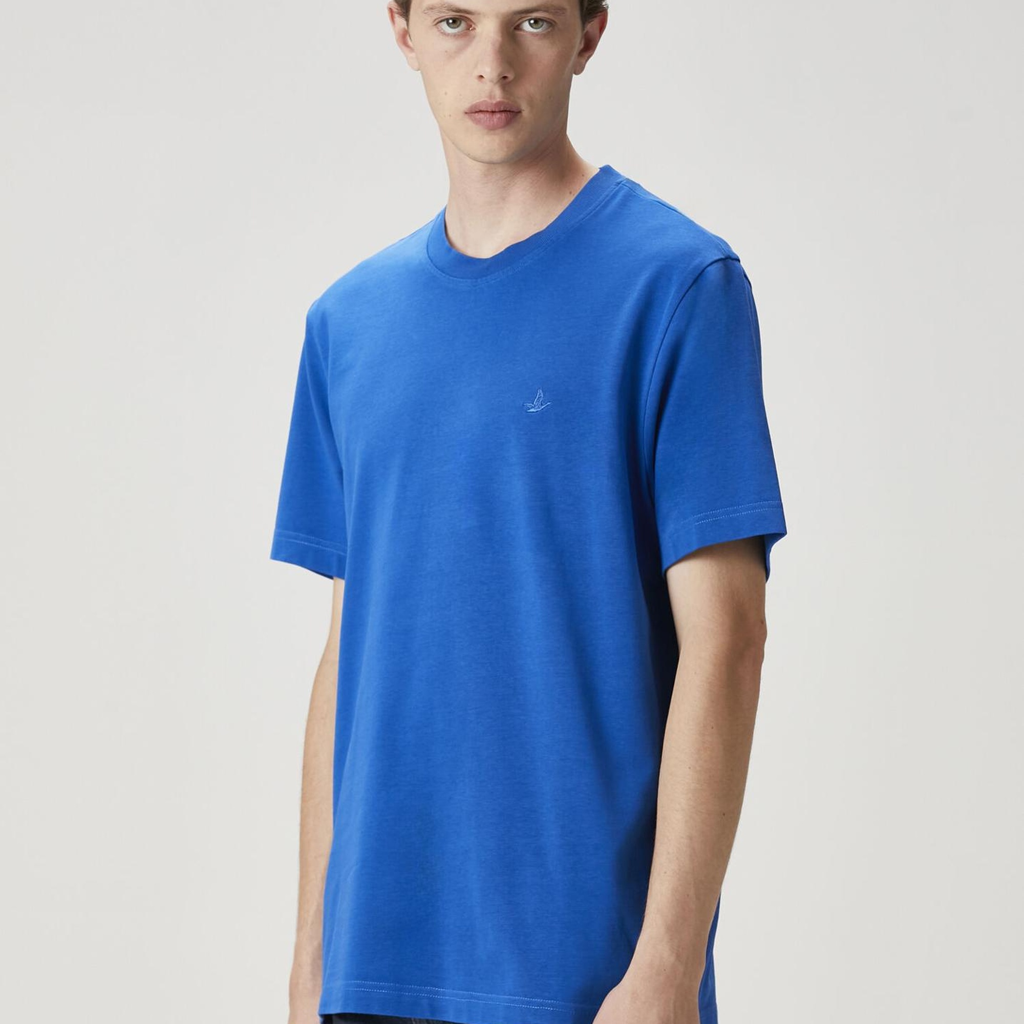Beymen Club Erkek Saks Basic T-shirt