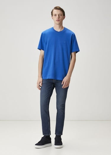  Beymen Club Erkek Saks Basic T-shirt