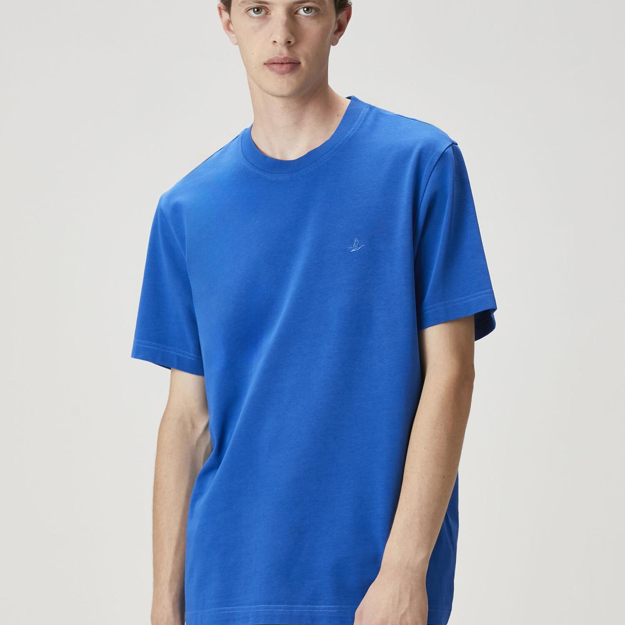 Beymen Club Erkek Saks Basic T-shirt