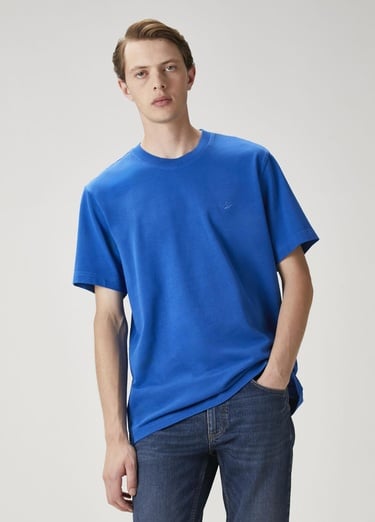  Beymen Club Erkek Saks Basic T-shirt