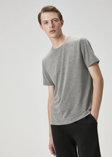  Beymen Club Erkek Gri Melanj T-shirt