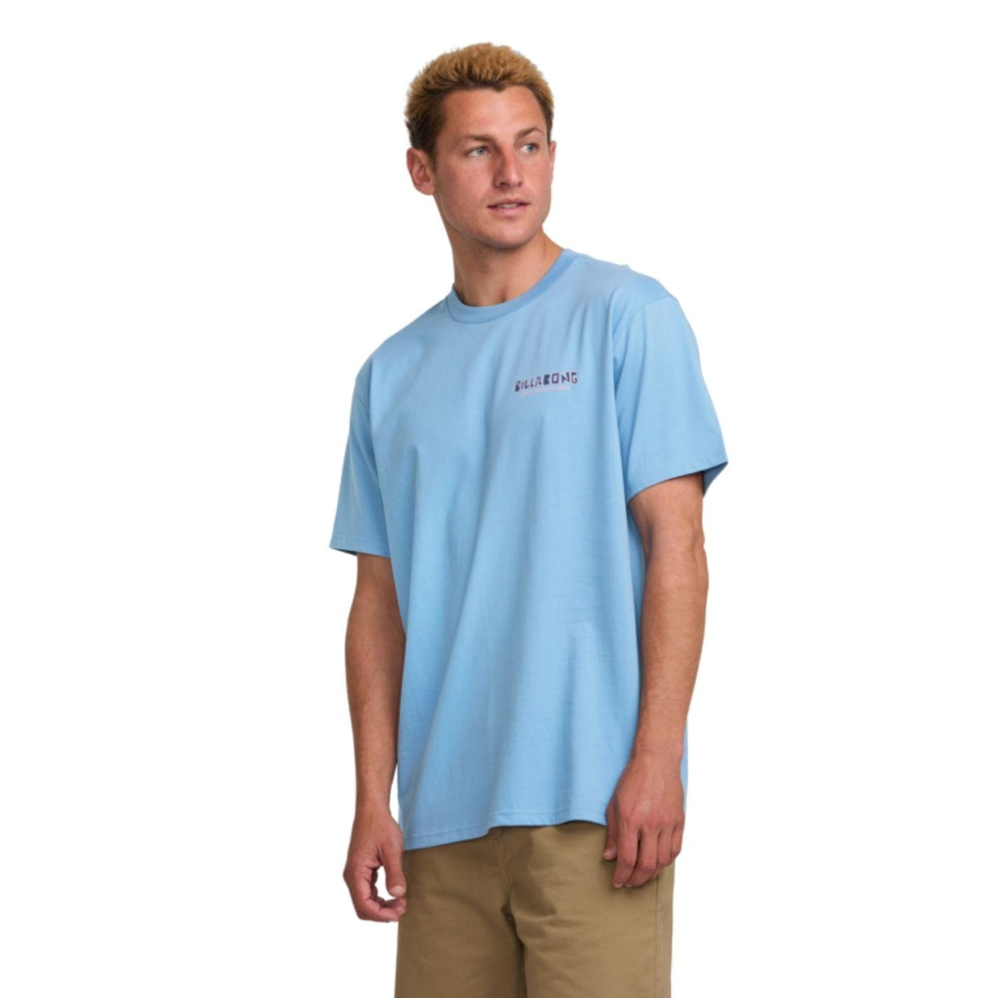 Billabong Twin Peaks Regular Ss Erkek Mavi Tişört