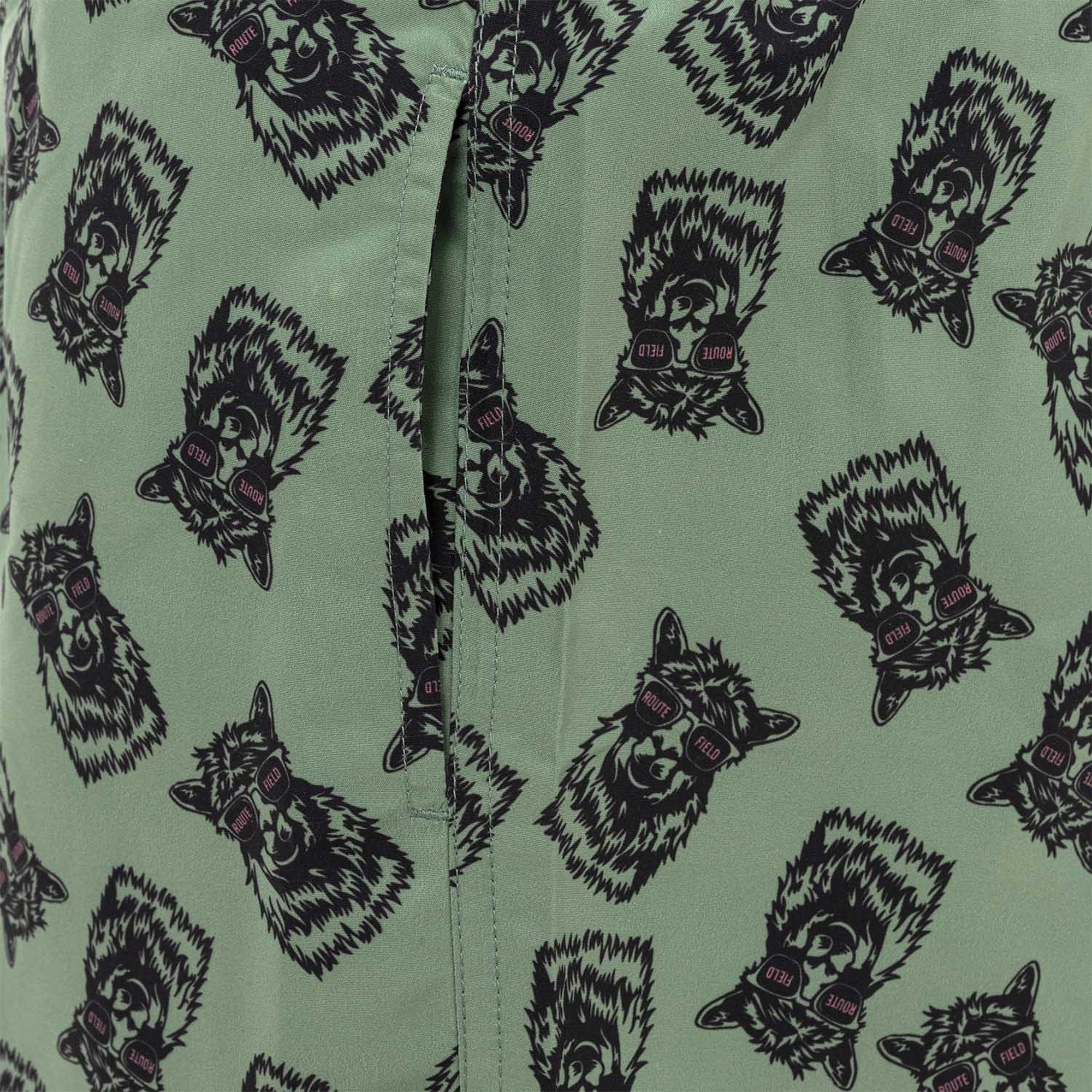 Routefield Valesca Erkek Yeşil Volley Short