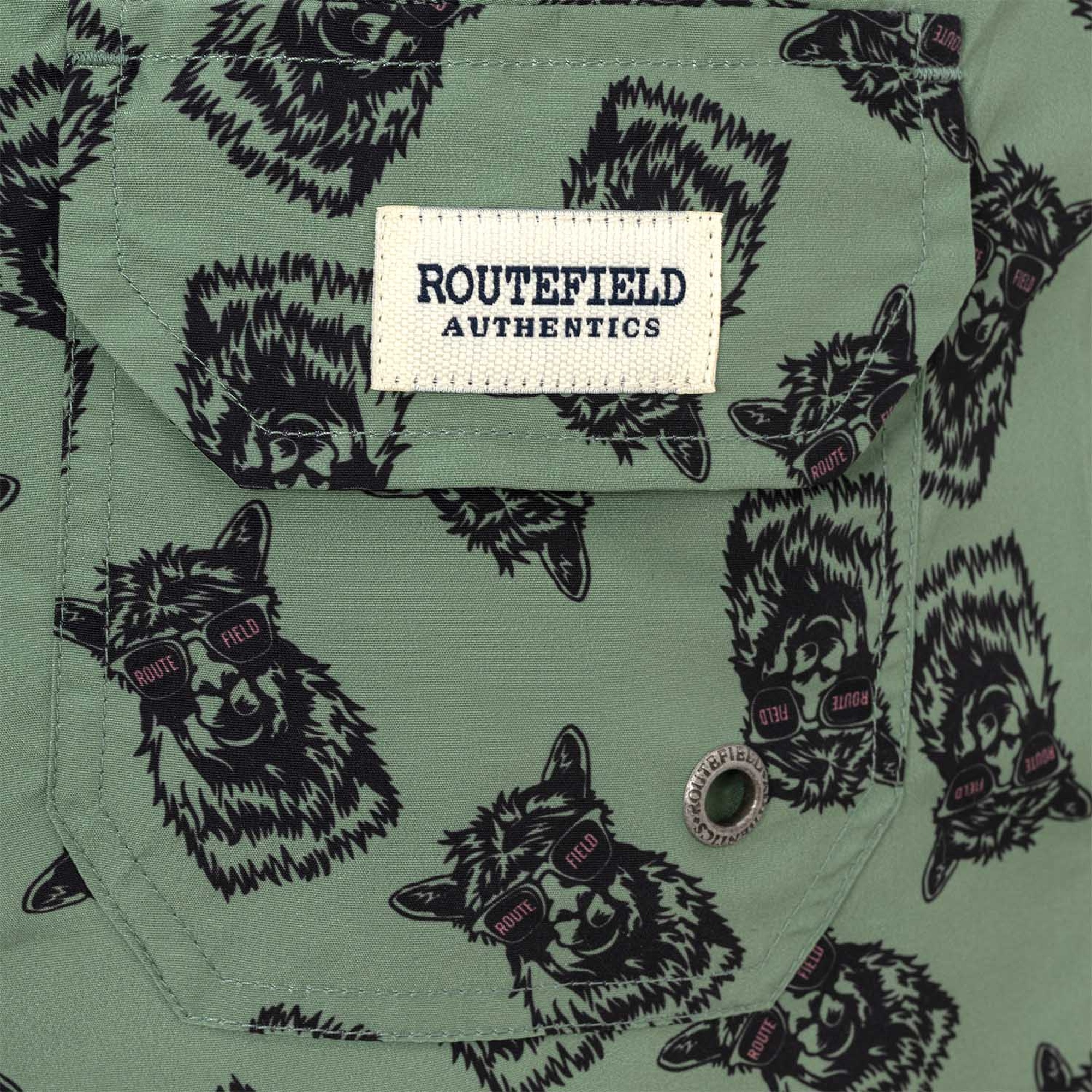 Routefield Valesca Erkek Yeşil Volley Short