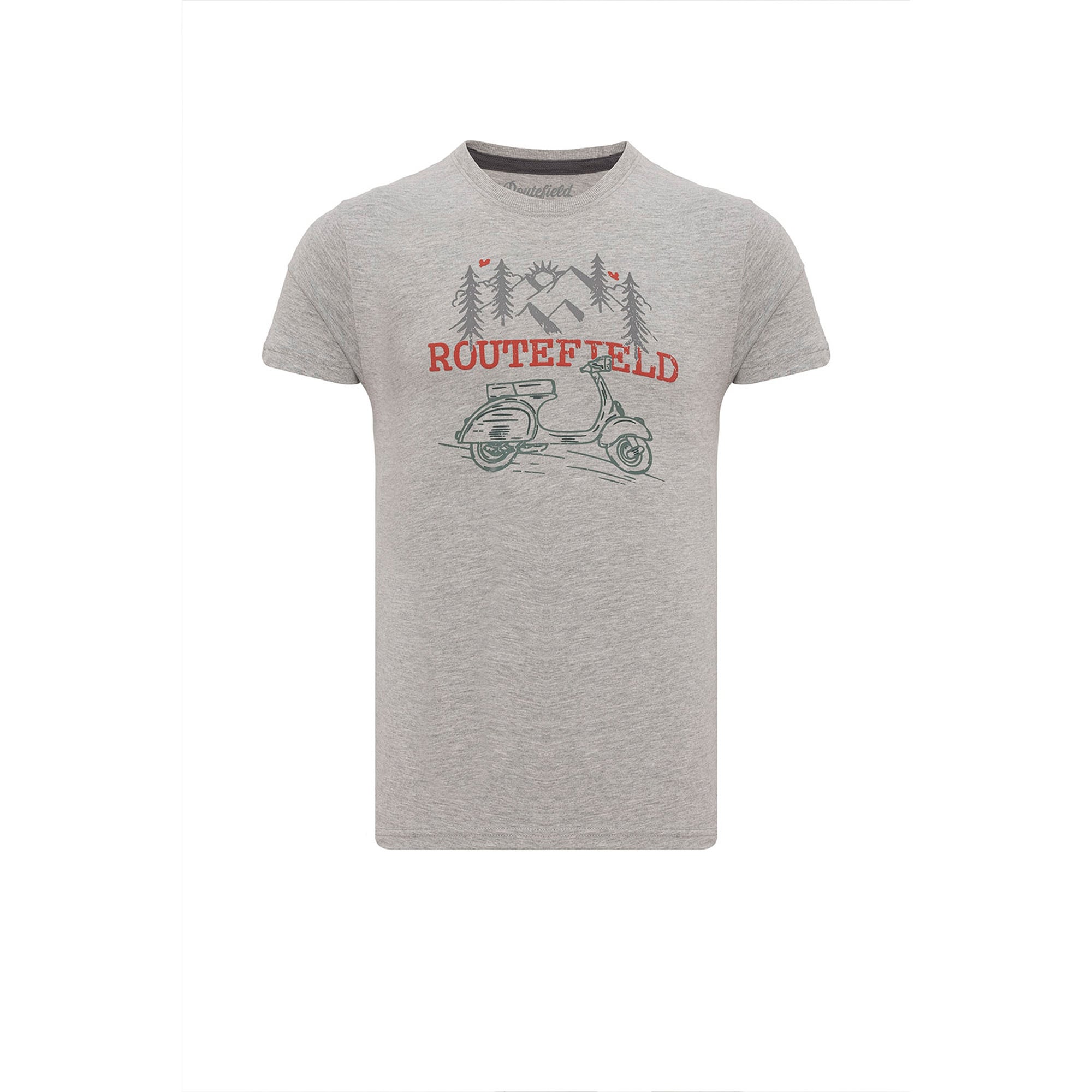 Routefield Thane Erkek Gri Tişört