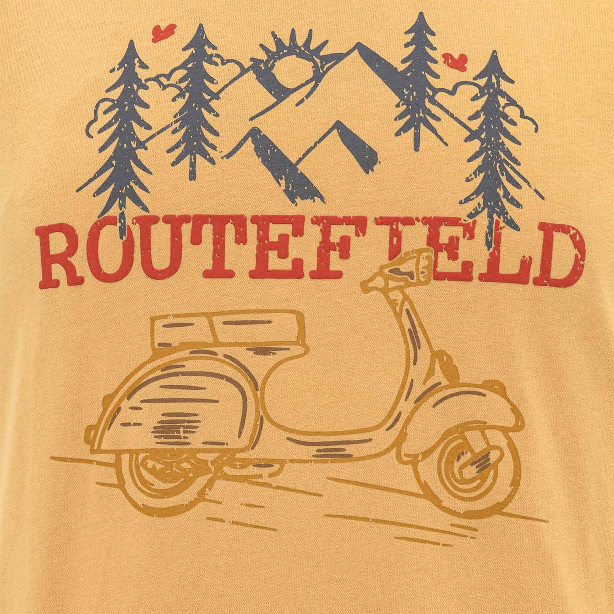 Routefield Thane Erkek Sarı Tişört