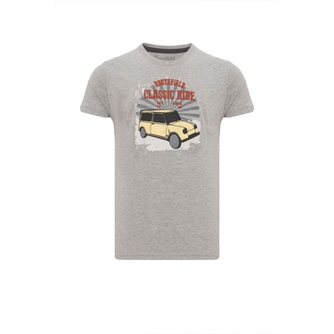  Routefield Truman Erkek Gri Tişört