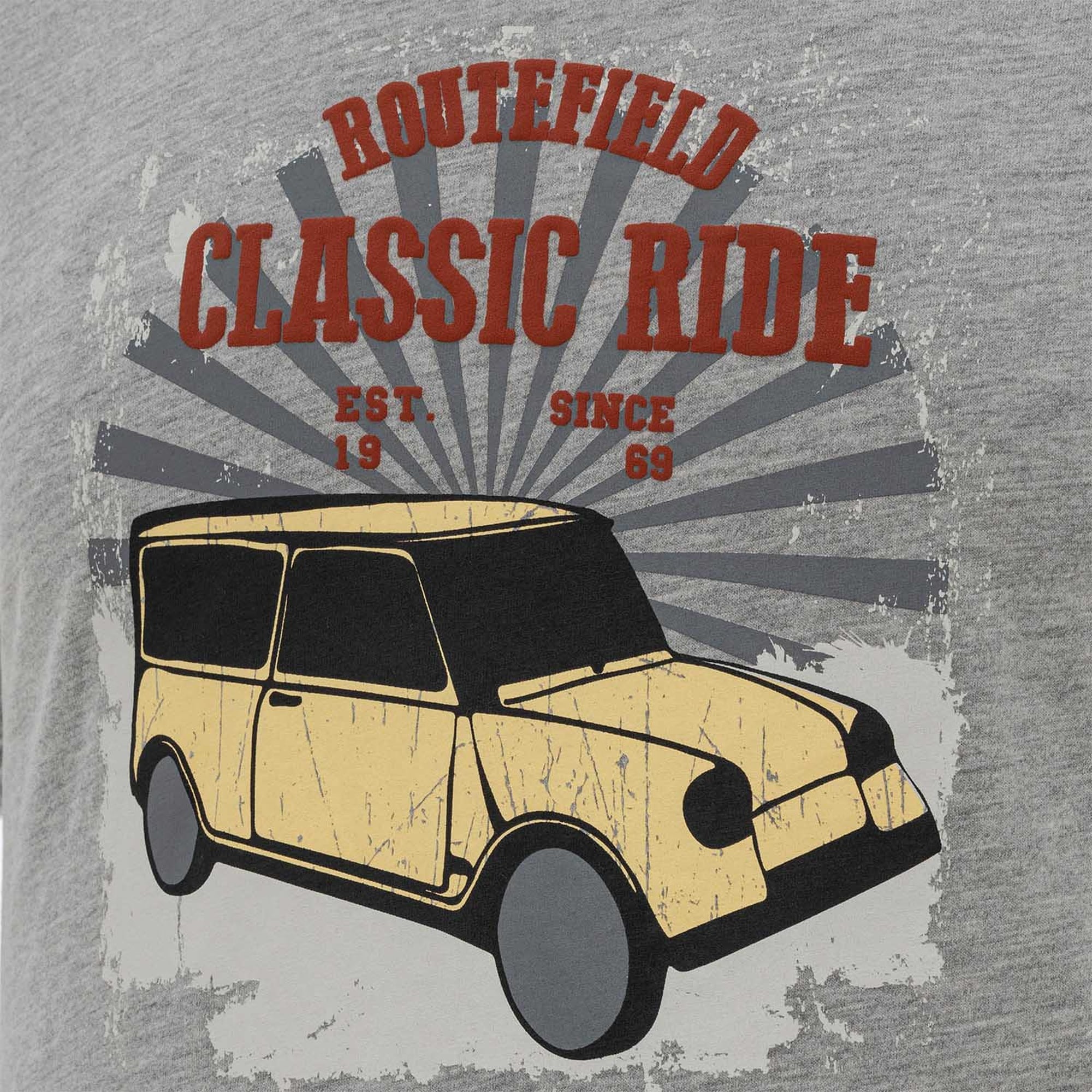 Routefield Truman Erkek Gri Tişört