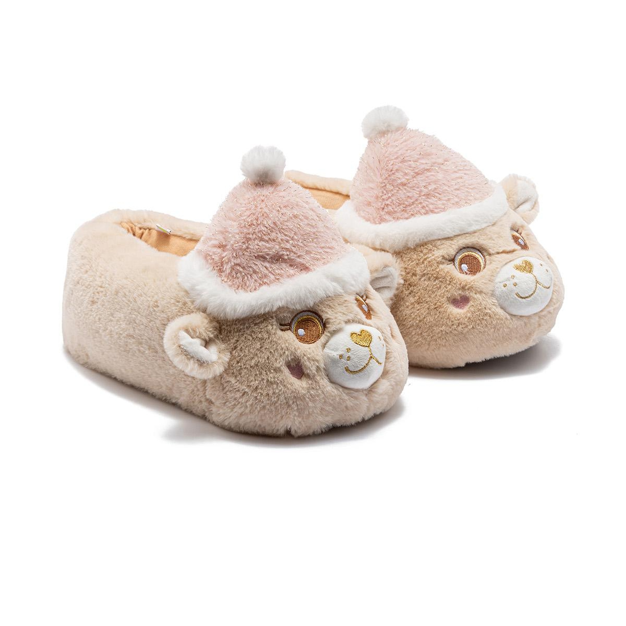 Roza Kadın Hayvanlı Panduf Bej 36/41