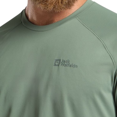  Jack Wolfskin Prelight Swift Ls Erkek Yeşil Tişört