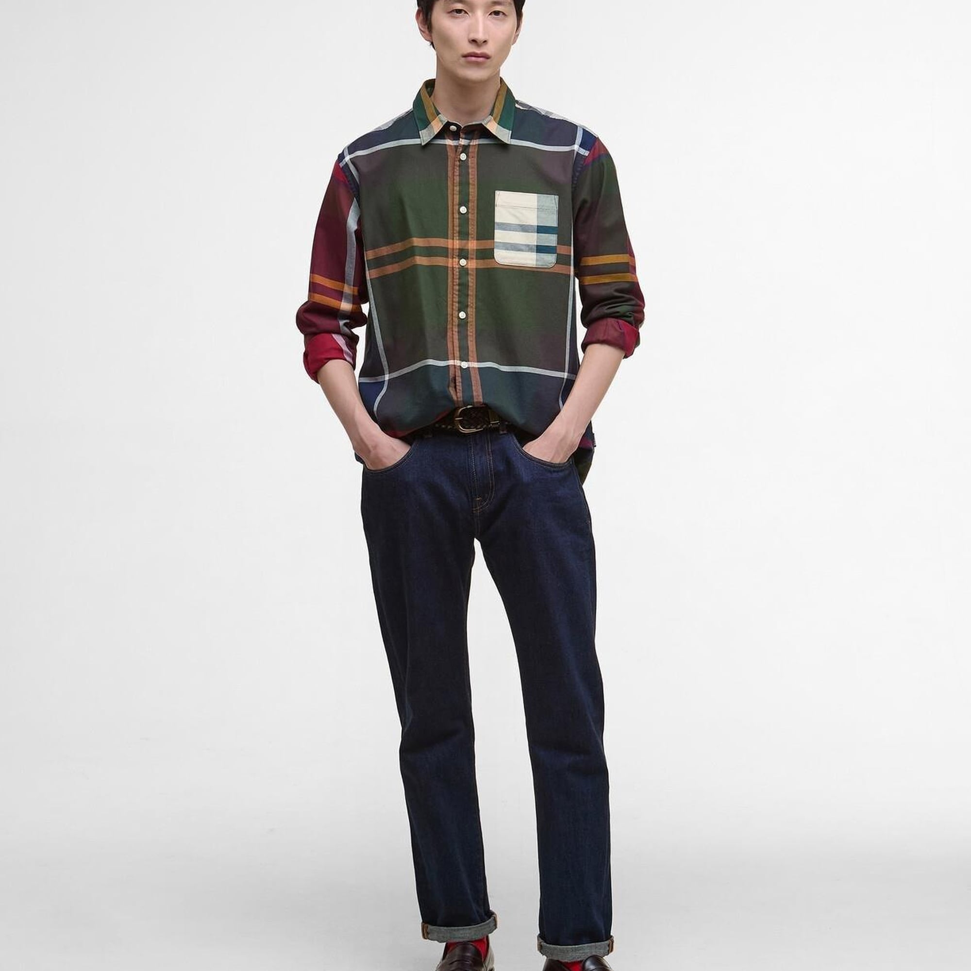 Barbour Patchwork OS Tartan Gömlek