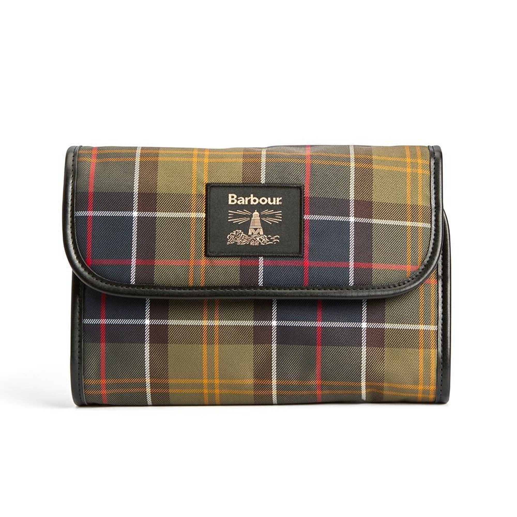 Barbour Tartan Hanging Washbag Organizer