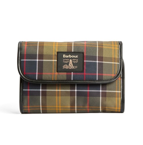 Barbour Tartan Hanging Washbag Organizer
