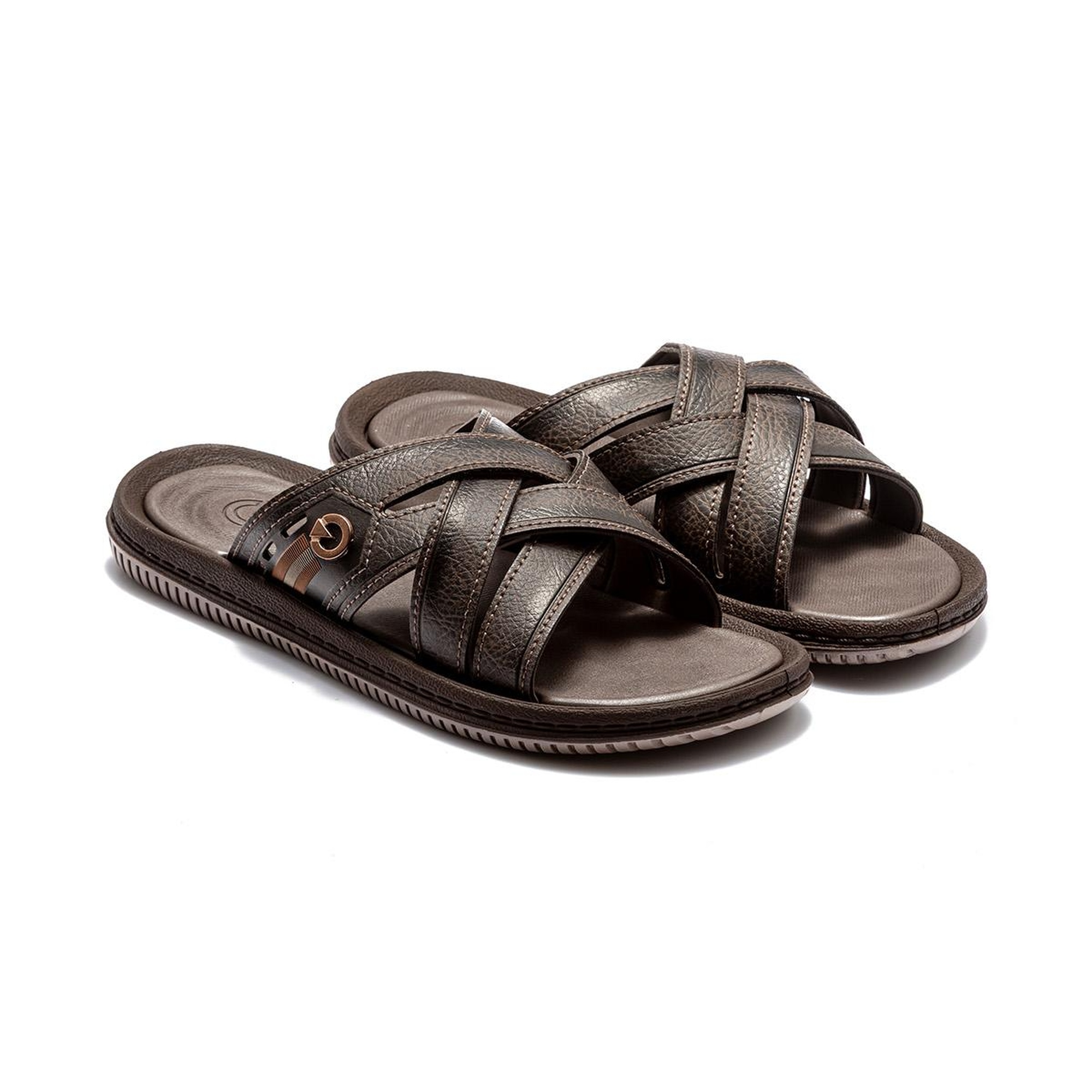 Essencial Slide Erkek Terlik Kahverengi 39/46