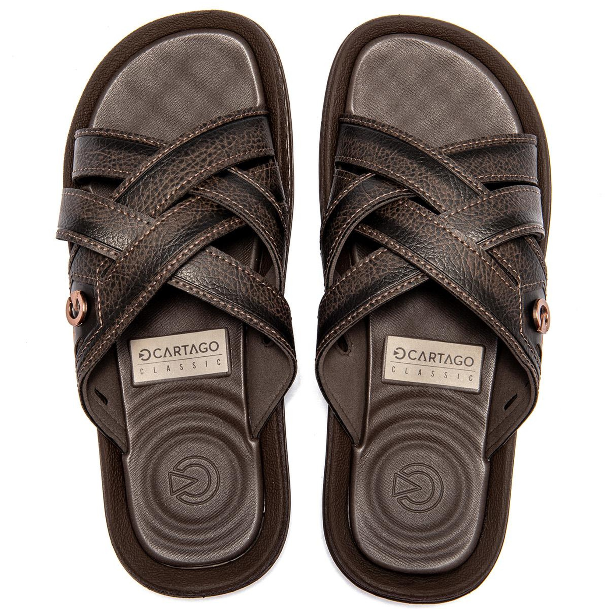 Essencial Slide Erkek Terlik Kahverengi 39/46