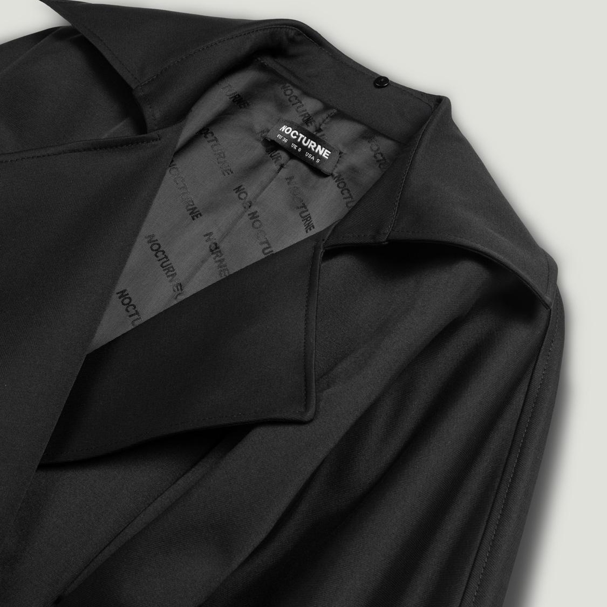 Düğme Detaylı Trençkot