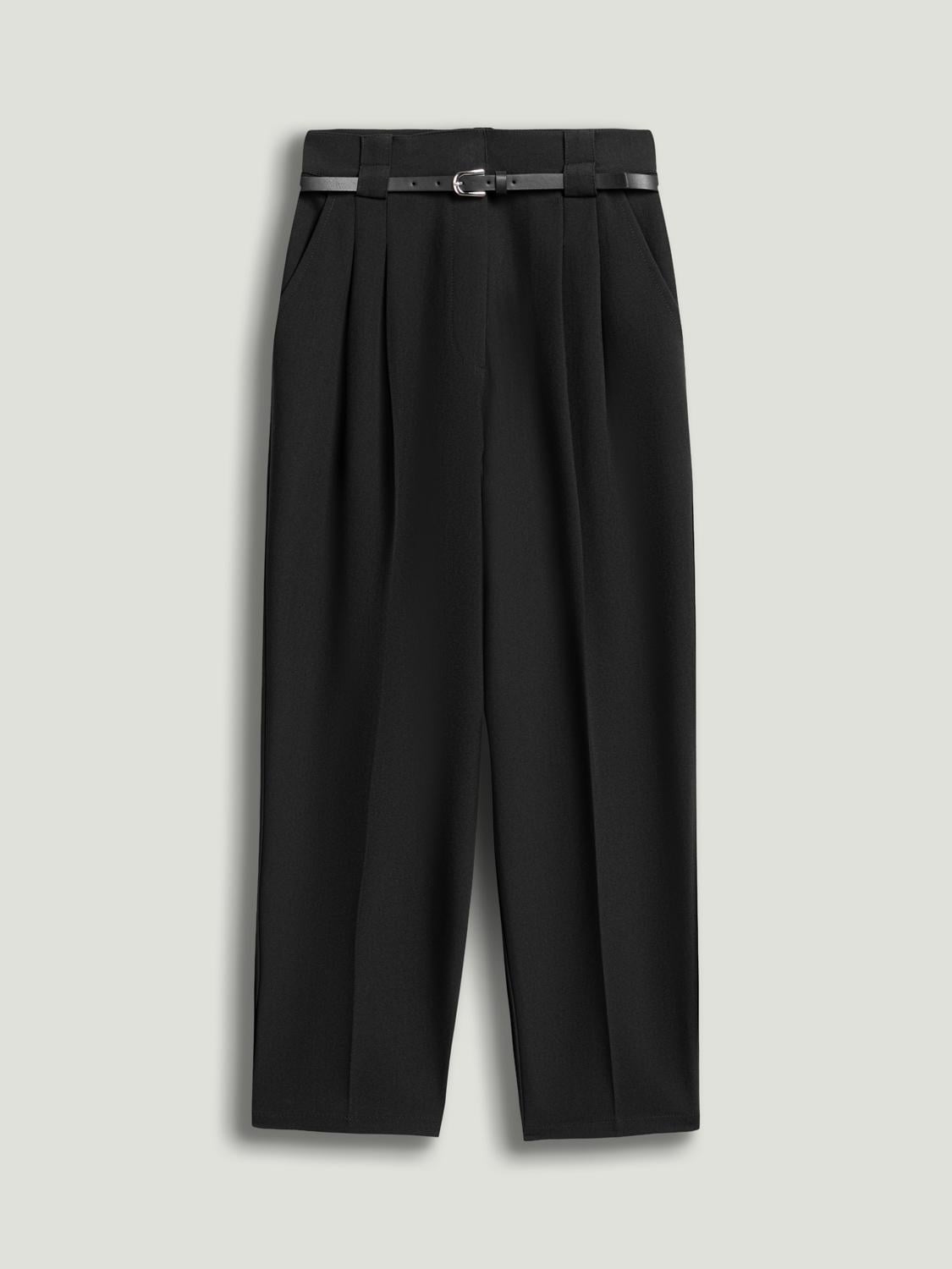  Kemer Detaylı Pantolon