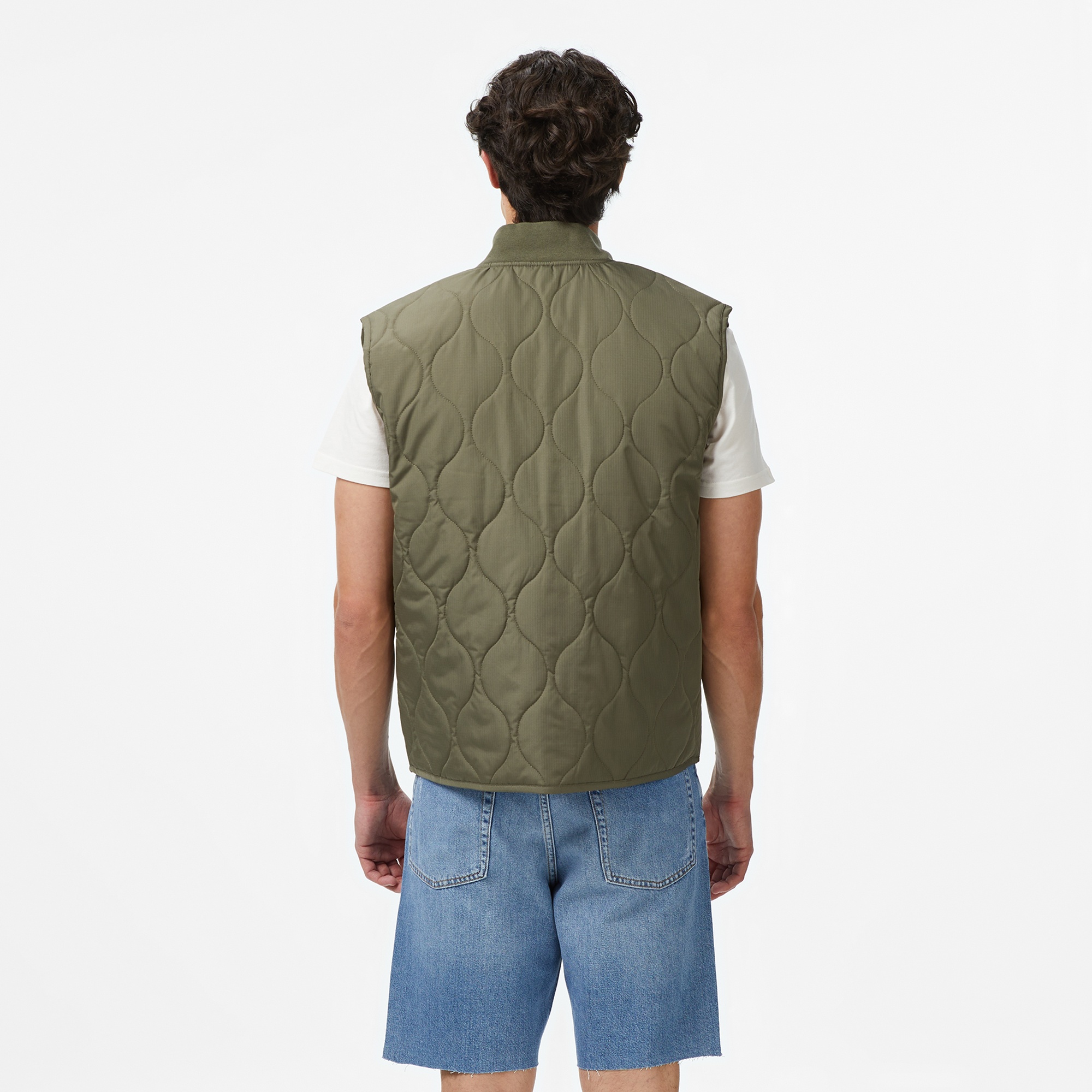 Guess Jeans Erkek Yeşil Yelek