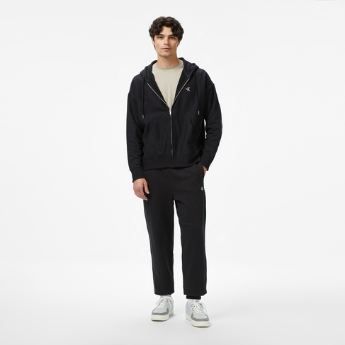  Calvin Klein Monogram Jogger Erkek Siyah Eşofman Altı