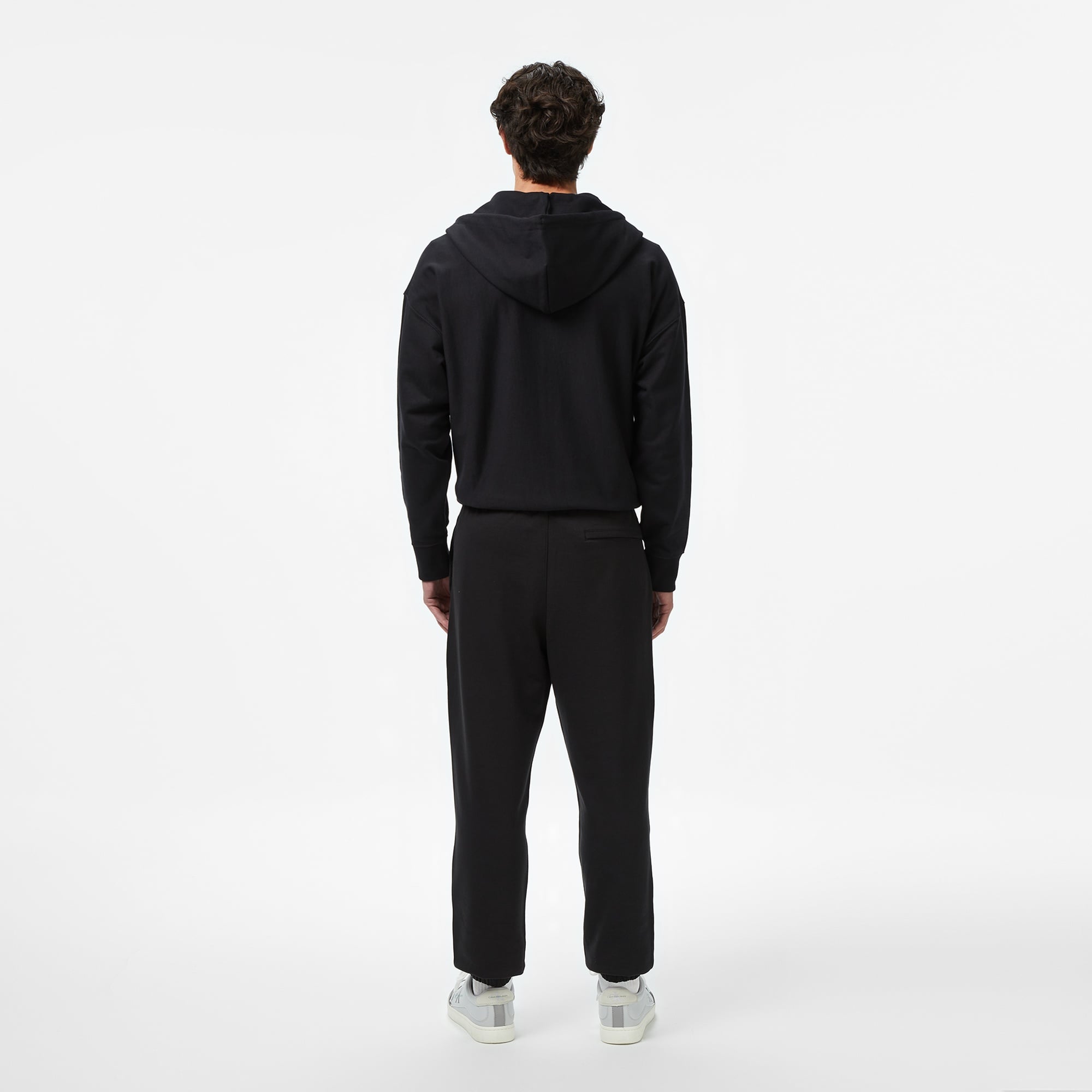 Calvin Klein Monogram Jogger Erkek Siyah Eşofman Altı