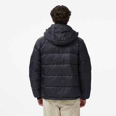  Calvin Klein Zip Off Hood Down Puffer Erkek Siyah Mont