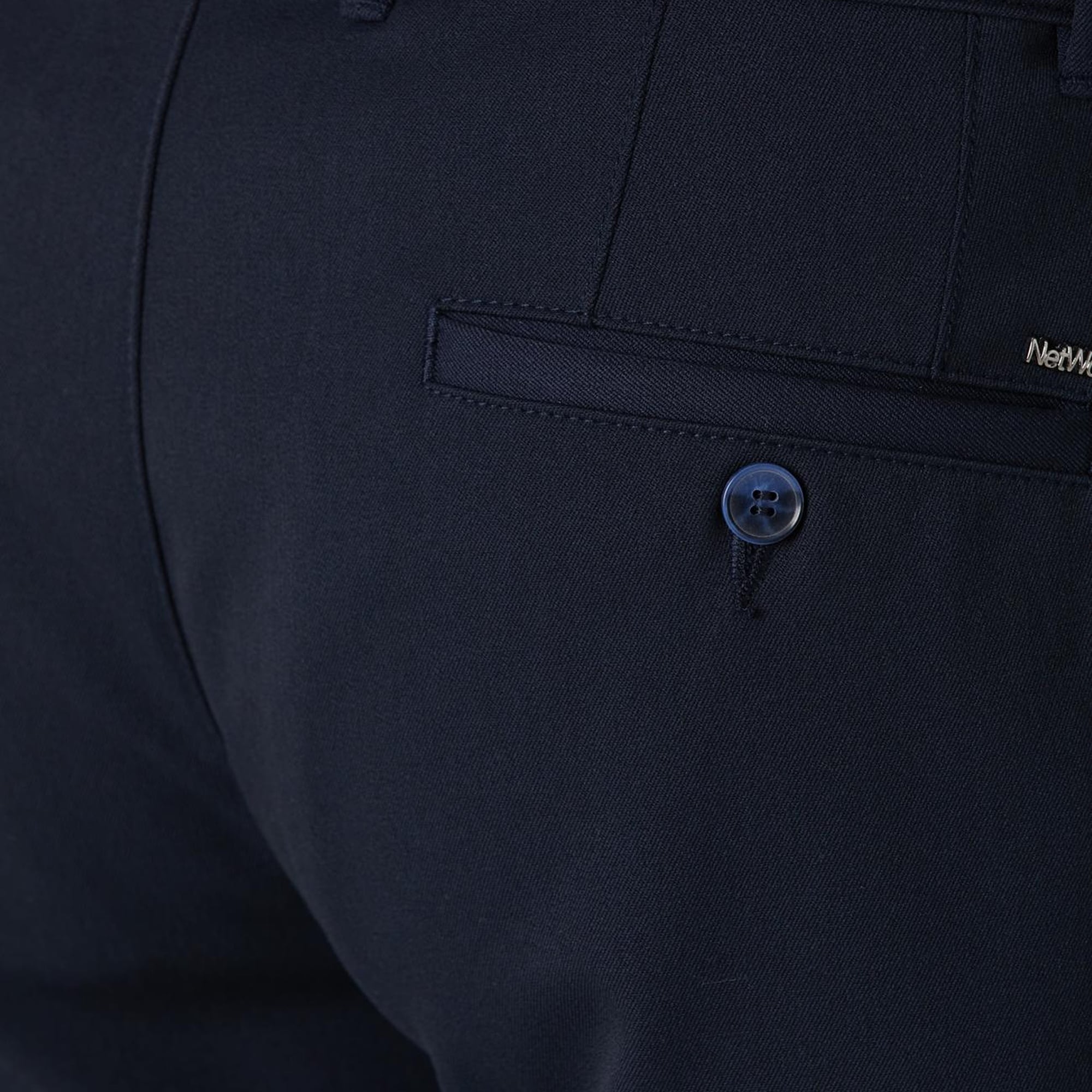 Network Erkek Lacivert Dokuma Pantolon