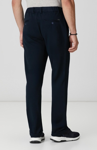  Network Erkek Lacivert Mikro Desenli Pantolon