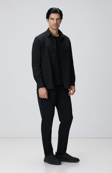  Network Erkek N-Tech Siyah Gömlek