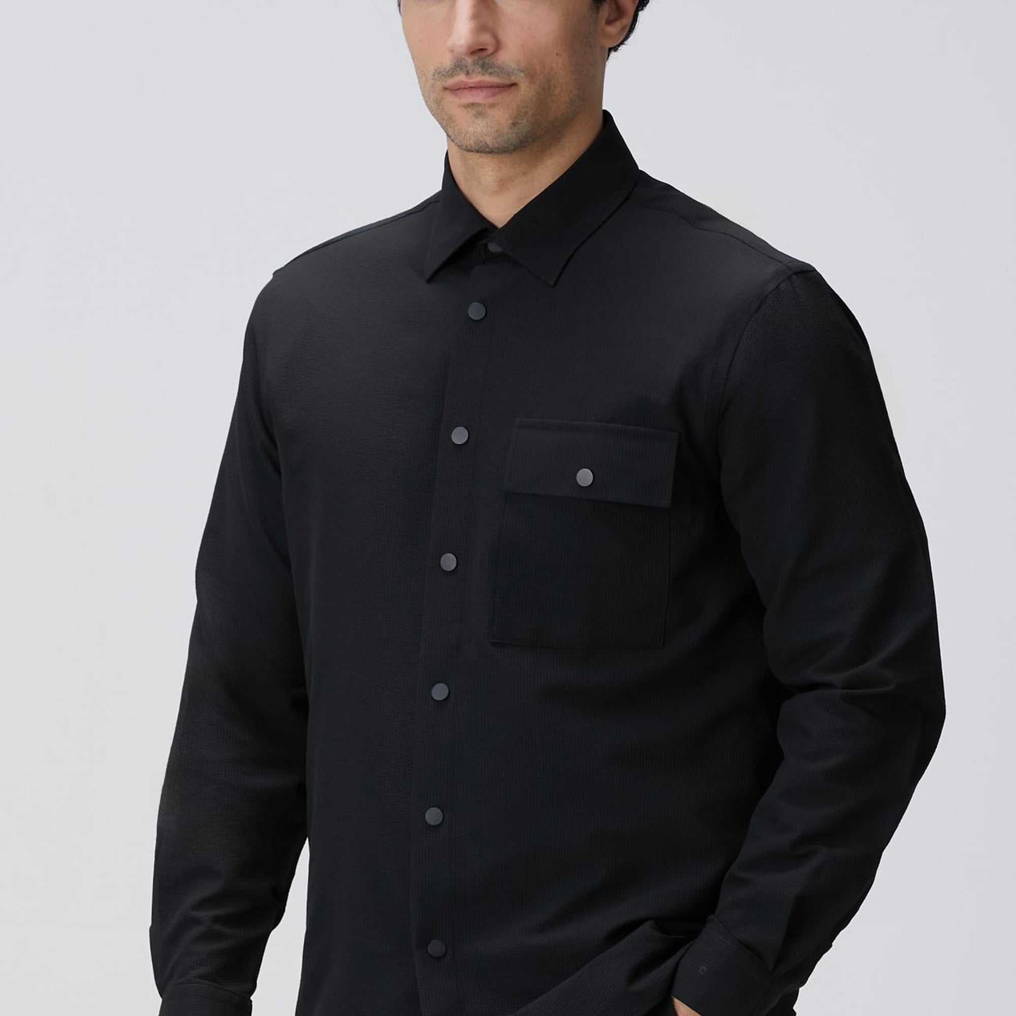 Network Erkek N-Tech Siyah Gömlek