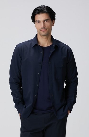  Network Erkek N-Tech Lacivert Gömlek