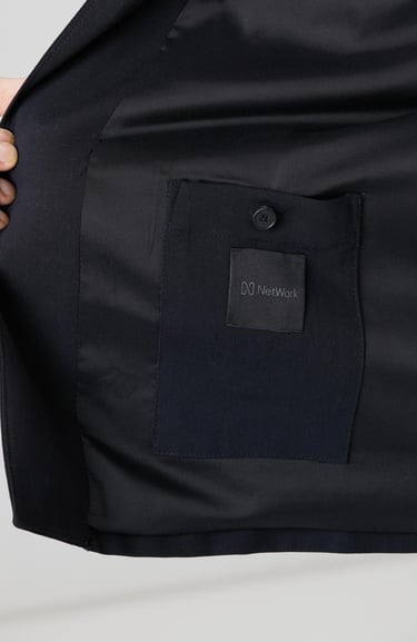  Network Erkek Koyu Lacivert Cep Detaylı Yün Dış Gömlek