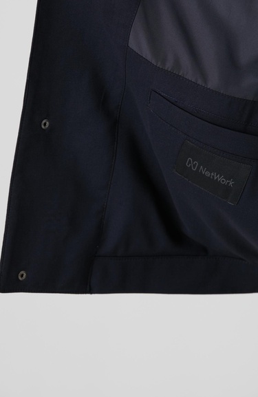  Network Erkek Lacivert Bomber Ceket