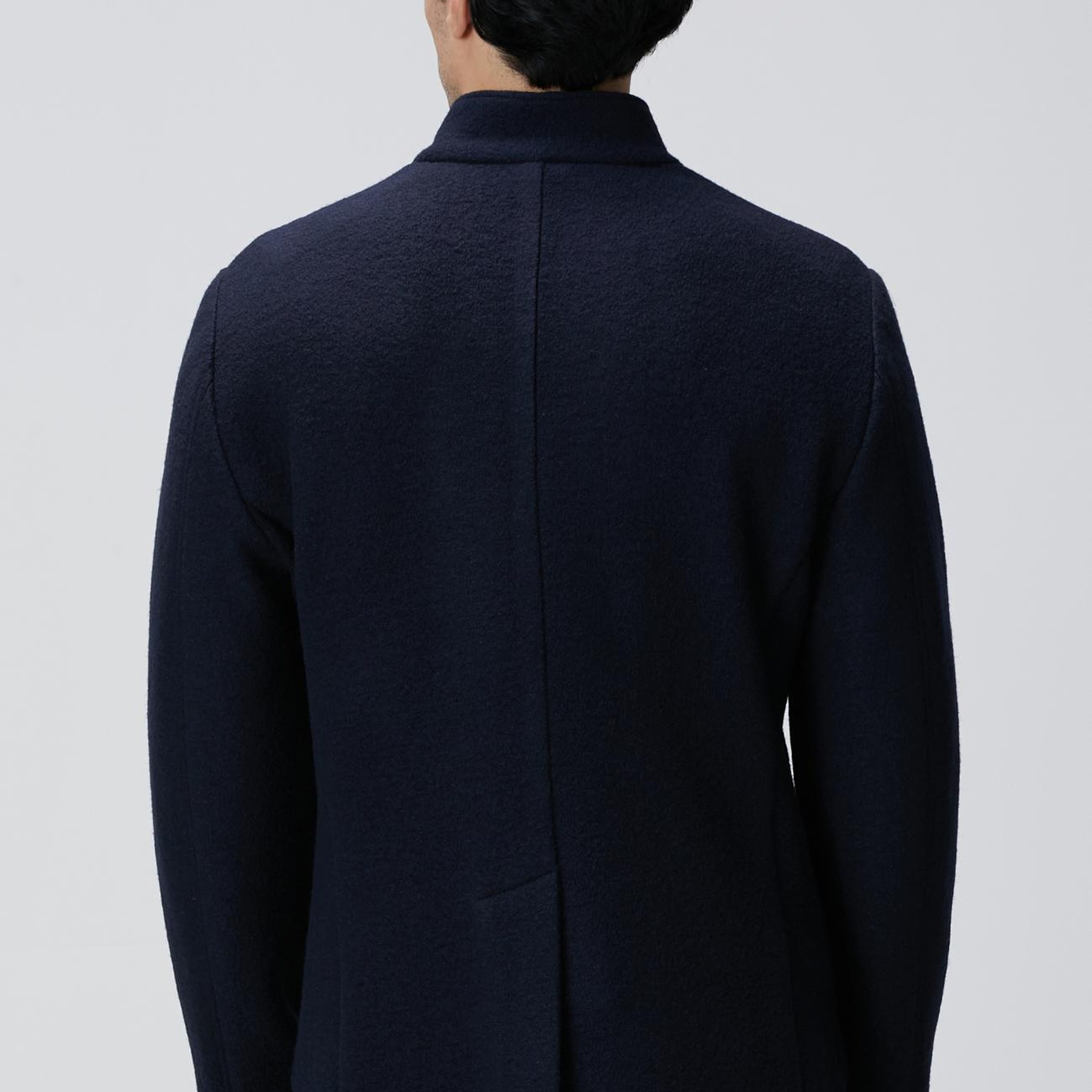 Network Erkek Lacivert Yün Ceket