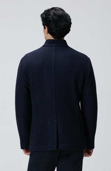  Network Erkek Lacivert Yün Ceket