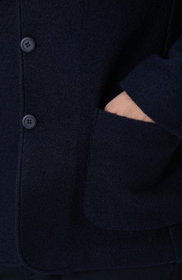  Network Erkek Lacivert Yün Ceket